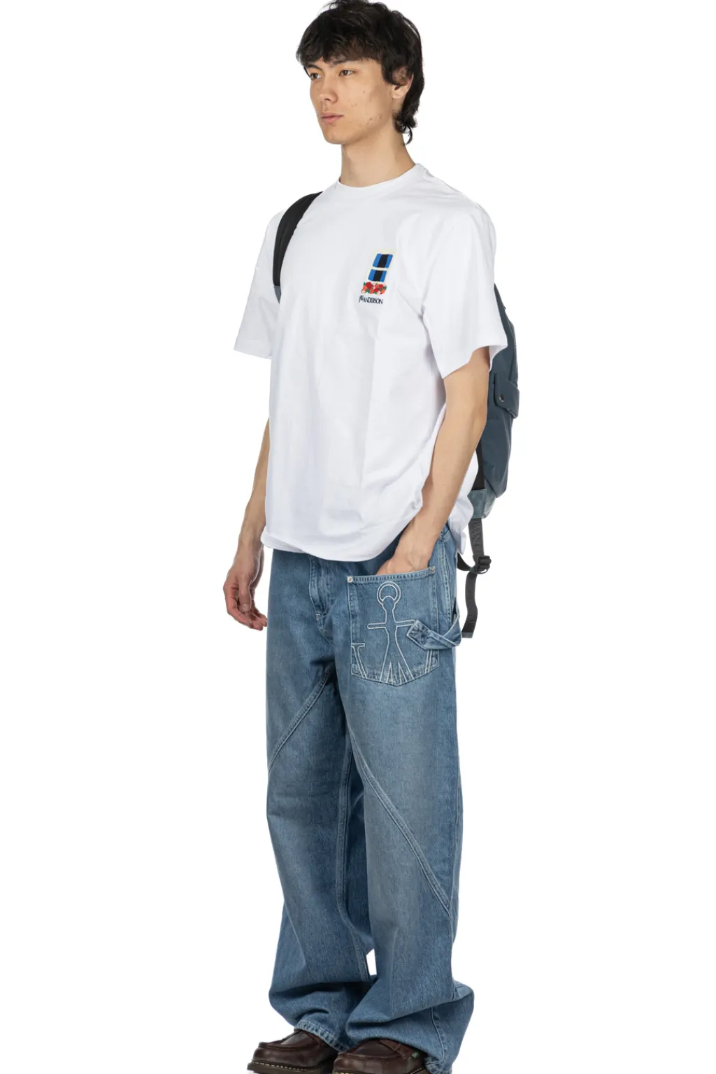 Outlet JW Anderson Window Embroidery T Shirt