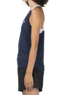 Hot Asics Women Court Tank - Midnight x Brilliant White