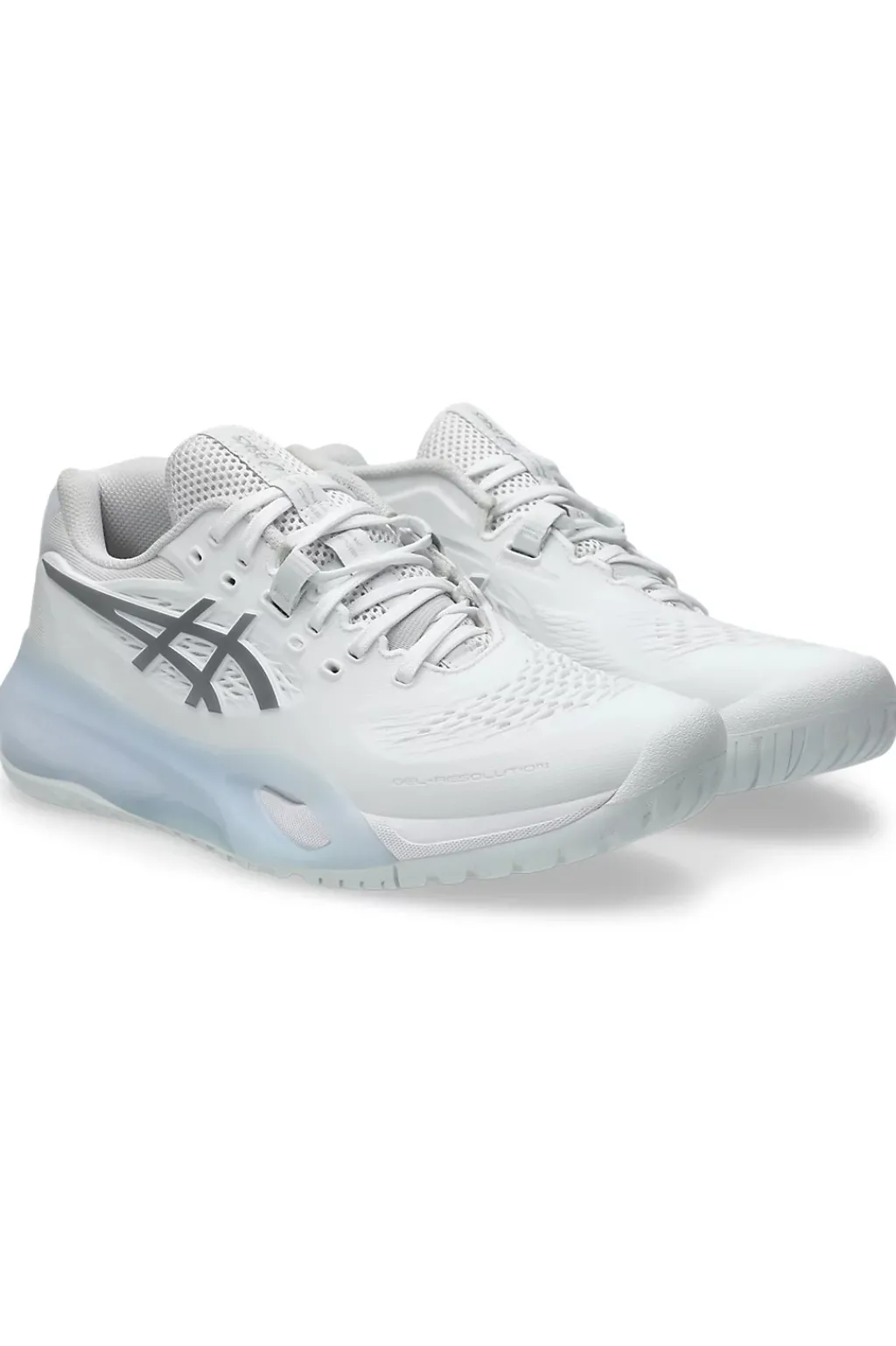 Discount Asics Women Gel-Resolution X - White and Pure Silver