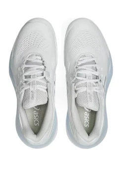 Discount Asics Women Gel-Resolution X - White and Pure Silver