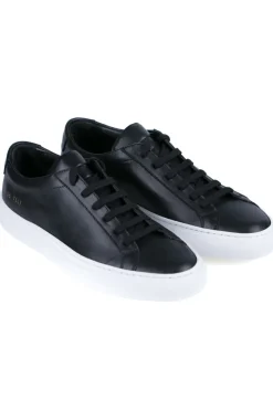 Clearance Common Projects Women's Original Achilles Low Black with White Sole