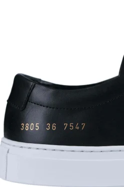 Clearance Common Projects Women's Original Achilles Low Black with White Sole