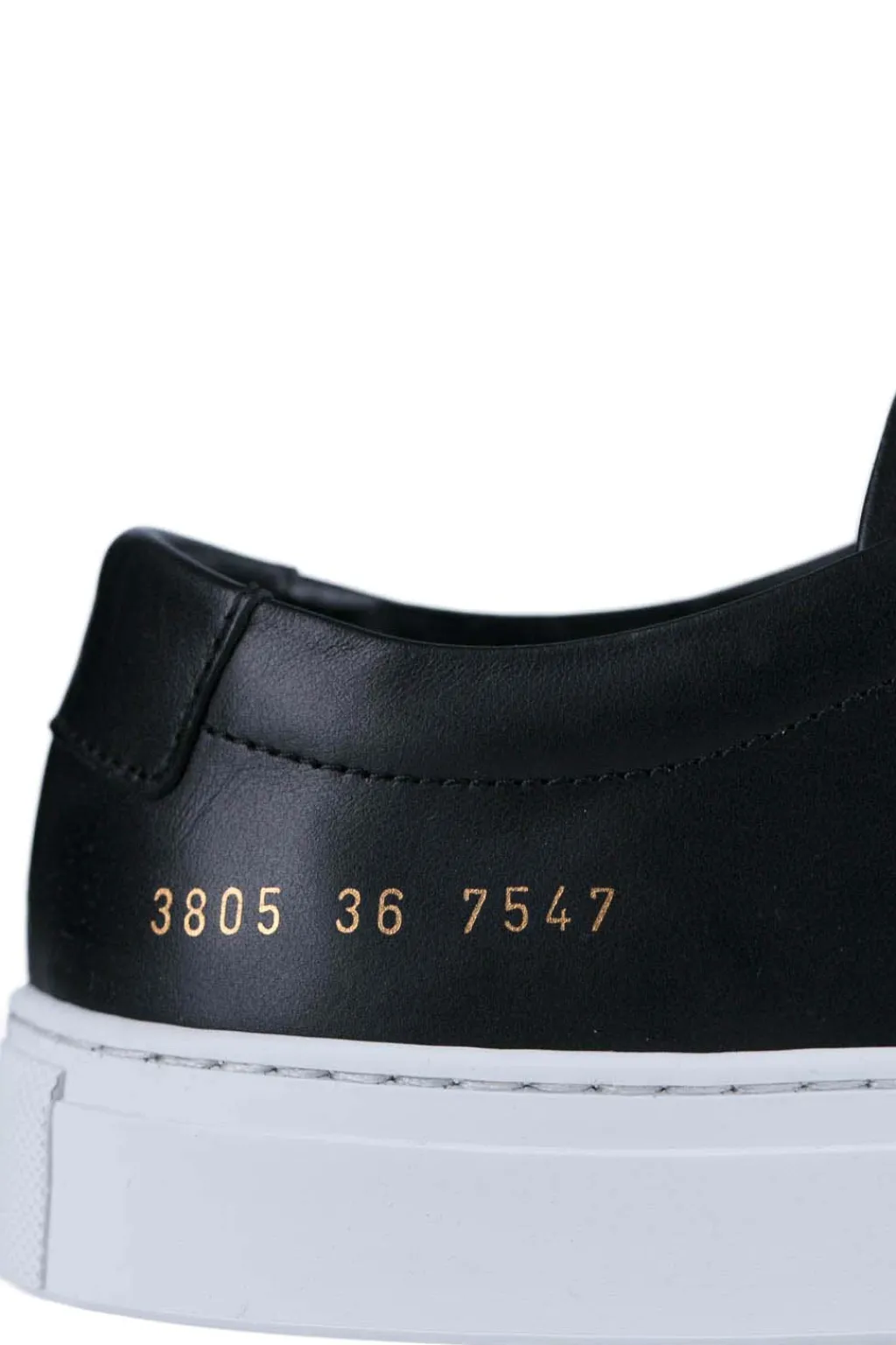 Clearance Common Projects Women's Original Achilles Low Black with White Sole