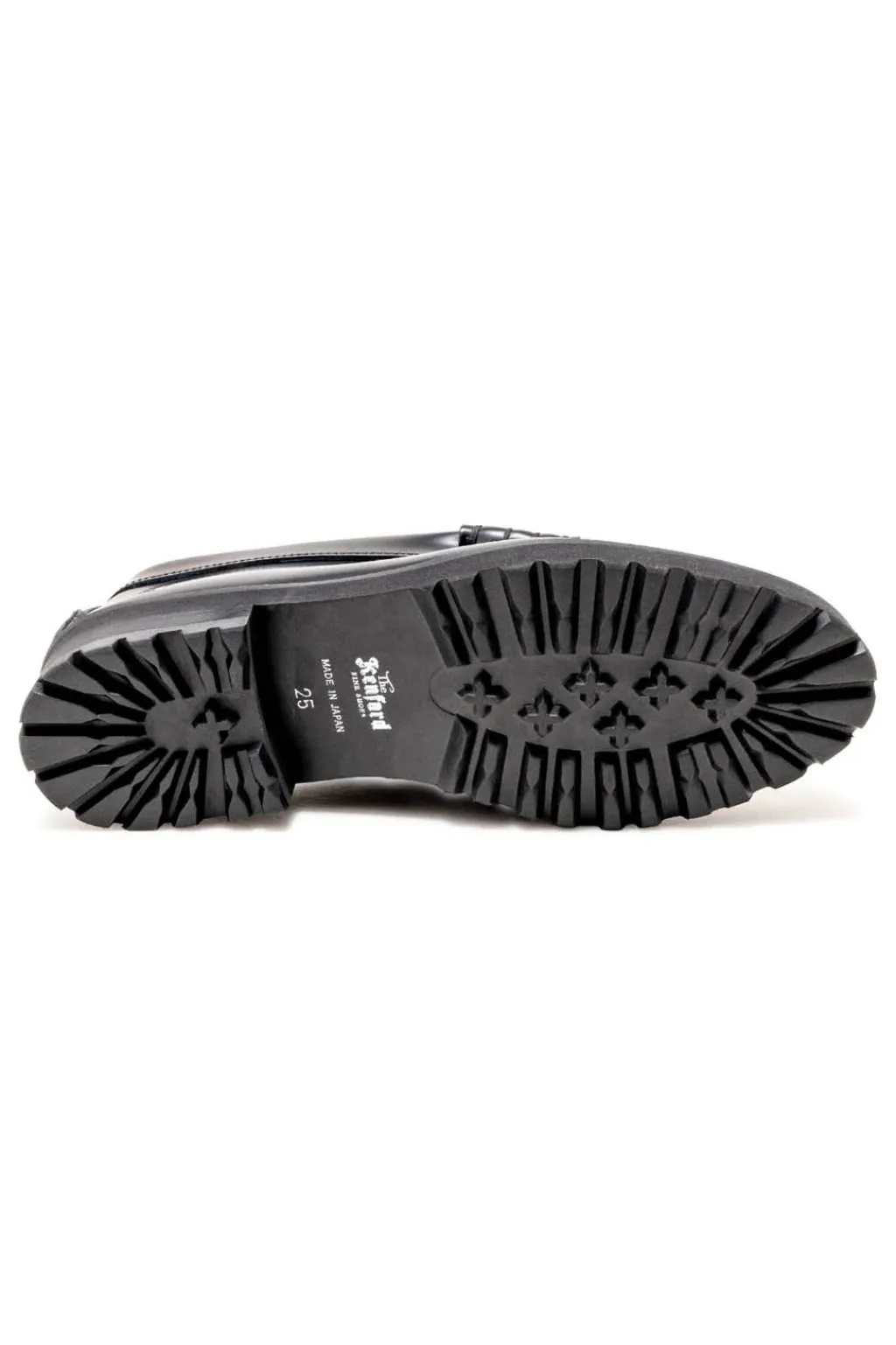 Fashion Kenford Fine Shoes Women's Tank Sole Loafers - Black White