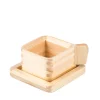 Clearance Ohashi Ryoki Wooden Coffee Cup and Saucer