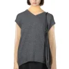 Outlet AURALEE Wool Cahsmere Silk Knit Vest - Grey