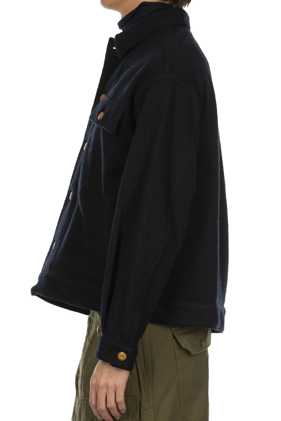 Sale Nigel Cabourn Wool French Work Short Jacket