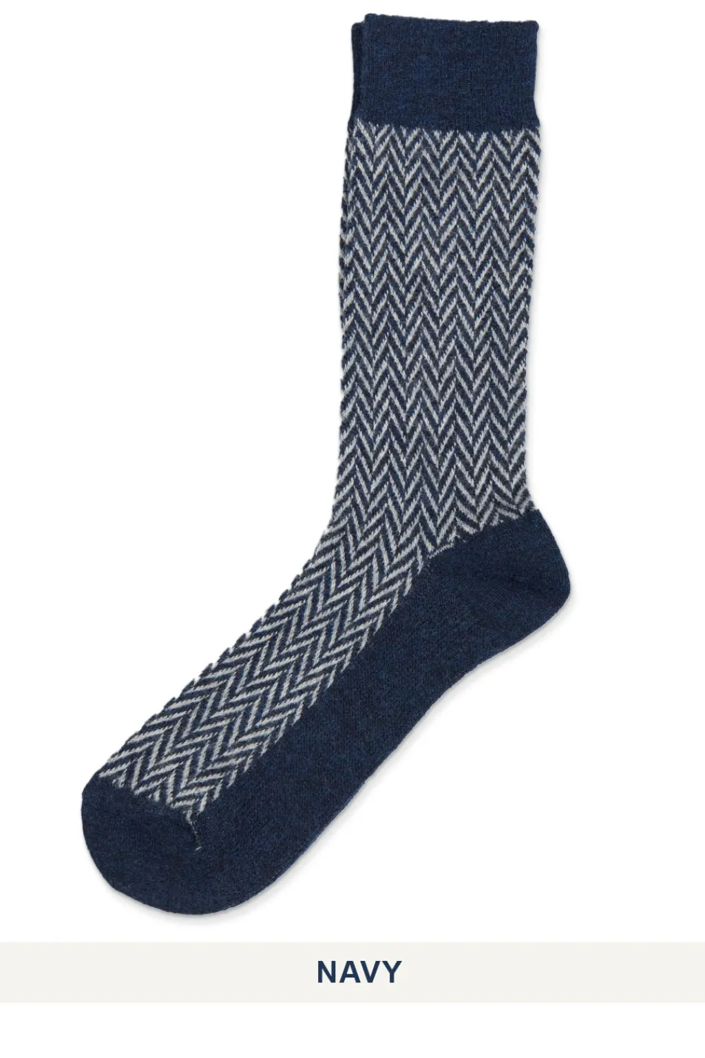 Fashion Anonymous Ism Wool Herringbone Crew - in 2 Color Choices