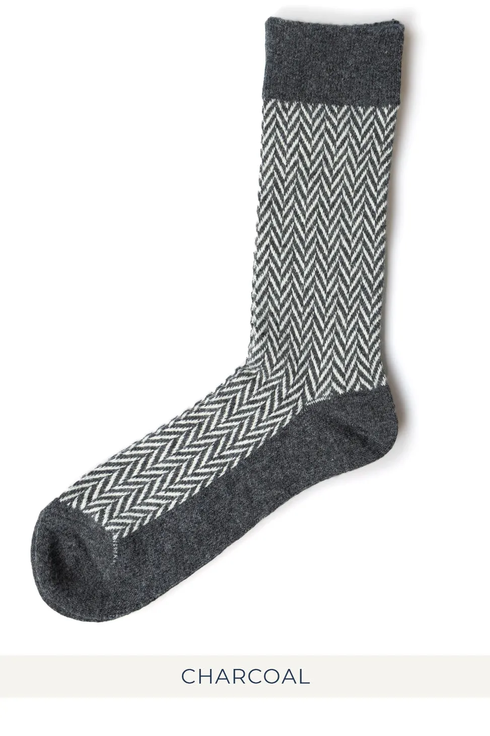Discount Anonymous Ism Wool Herringbone Crew Socks - 4 Color Choices