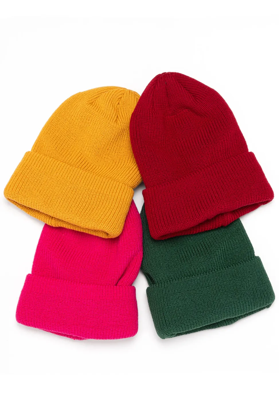 Outlet Decho Wool Knit Cap - 4 Colors