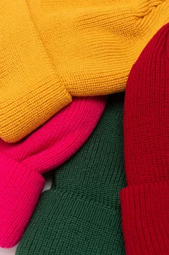 Outlet Decho Wool Knit Cap - 4 Colors