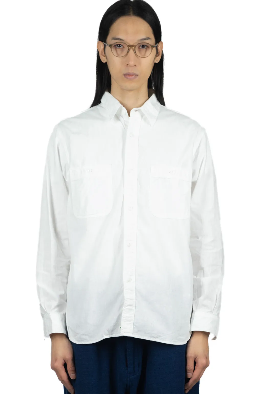 Sale OrSlow Work Shirt - White