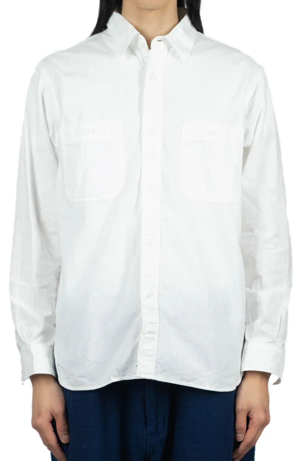 Sale OrSlow Work Shirt - White