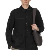Sale Kaptain Sunshine Work Shirt Jacket - Black Pane