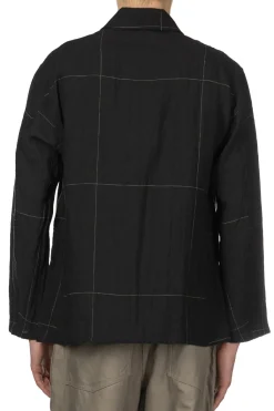 Sale Kaptain Sunshine Work Shirt Jacket - Black Pane