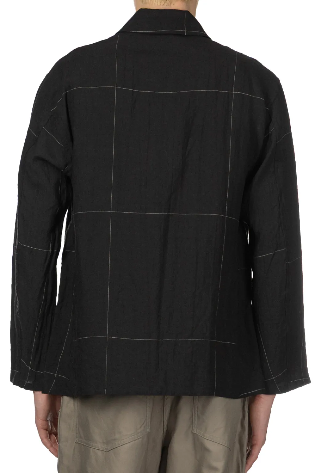 Sale Kaptain Sunshine Work Shirt Jacket - Black Pane