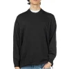 Sale Comme Des Garcons Homme Worsted Wool Jersey Sweater - Black