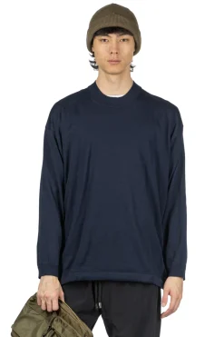 Best Comme Des Garcons Homme Worsted Wool Jersey Sweater - Navy