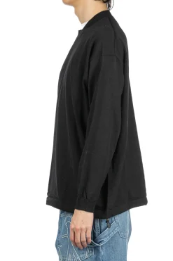 Sale Comme Des Garcons Homme Worsted Wool Jersey Sweater - Black
