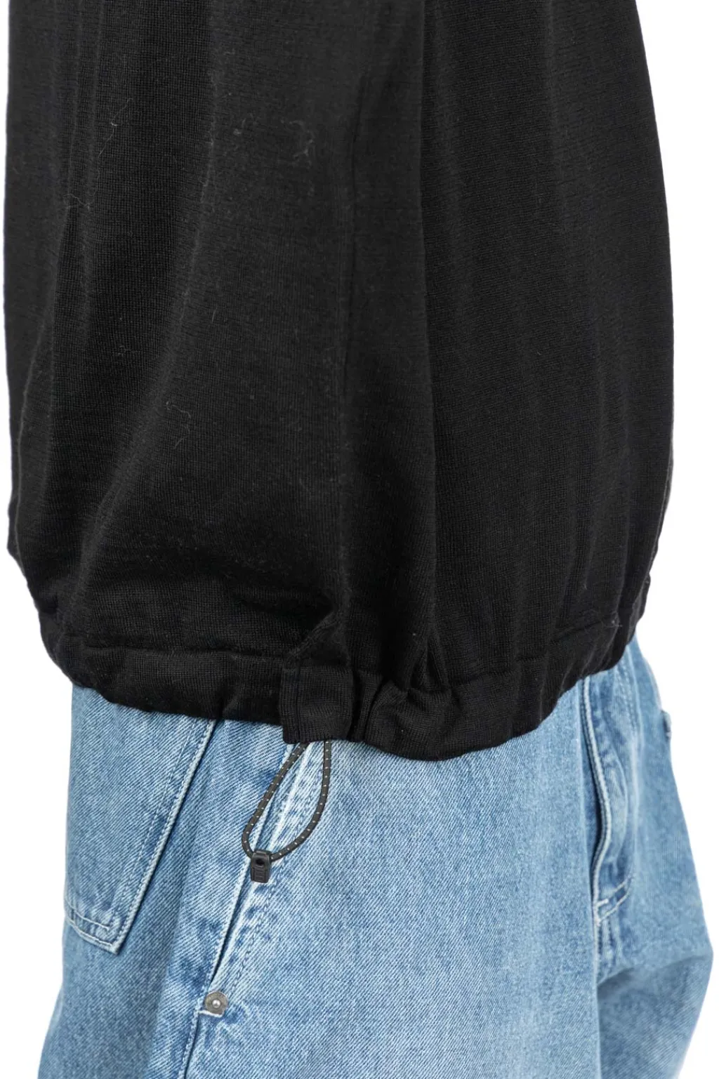 Sale Comme Des Garcons Homme Worsted Wool Jersey Sweater - Black