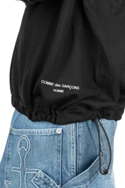 Sale Comme Des Garcons Homme Worsted Wool Jersey Sweater - Black