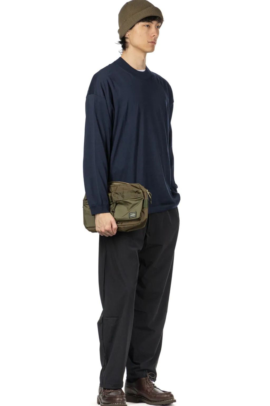 Best Comme Des Garcons Homme Worsted Wool Jersey Sweater - Navy