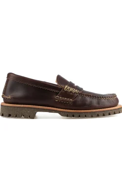 Sale Yuketen x Blue Button Shop Loafer - G. Brown