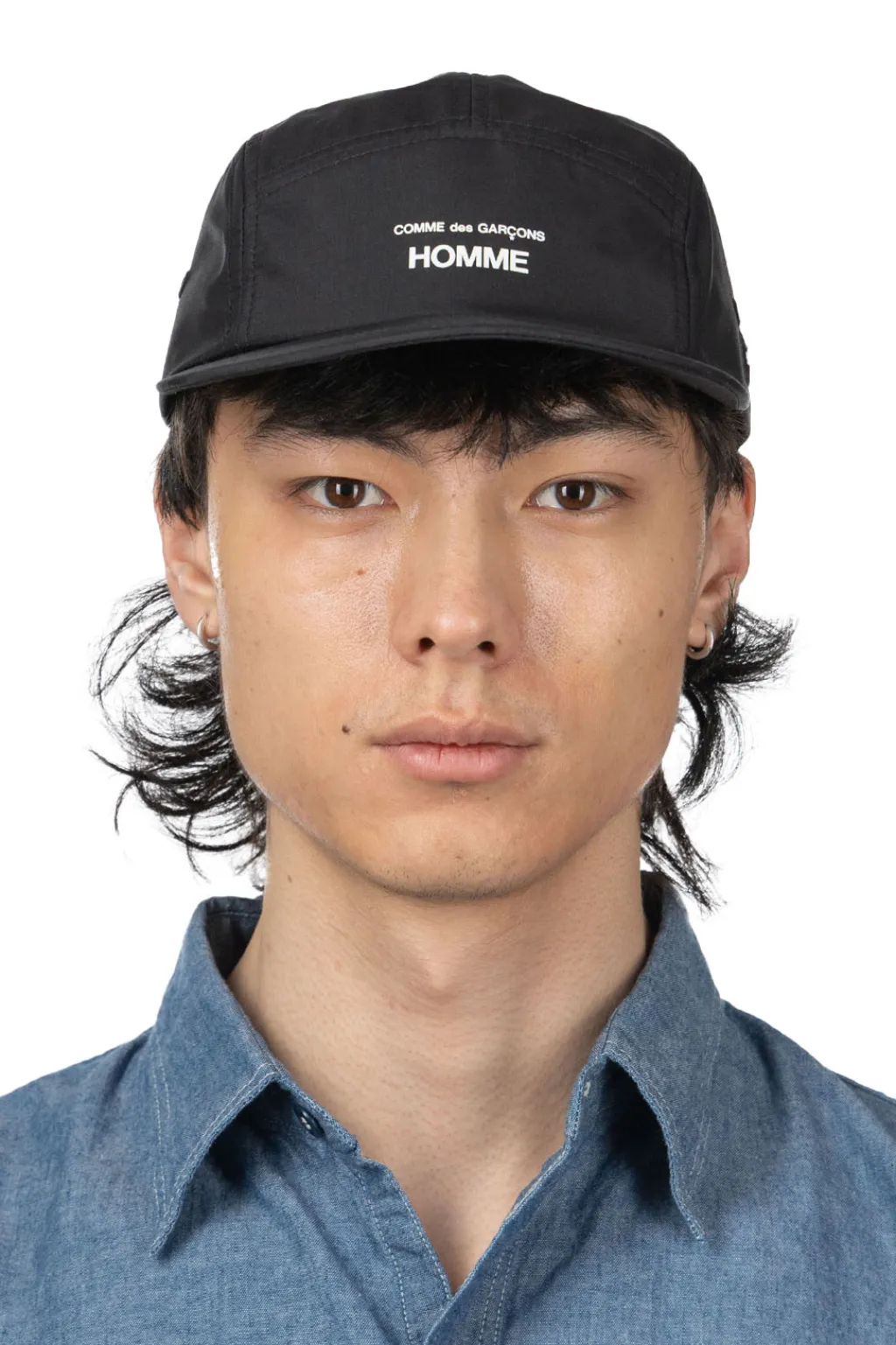 New Comme Des Garcons Homme x BRIEFING Nylon Cap - Black
