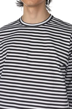 Online Junya Watanabe MAN x Comme des Garçons Striped LS T-Shirt - White Black