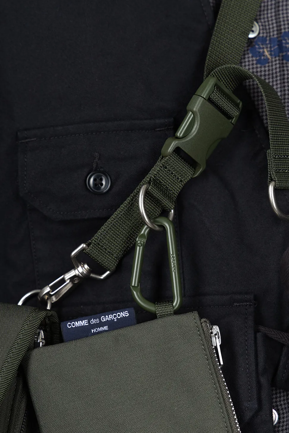 Outlet Comme Des Garcons Homme x Porter Cordura Shoulder Bag in 2 Color Choices