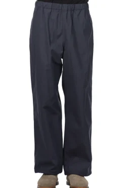 Outlet YLEVE Y : Cotton Poly Twill Easy Trousers - Navy