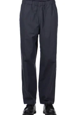 Outlet YLEVE Y : Cotton Poly Twill Tapered Easy Trousers - Navy