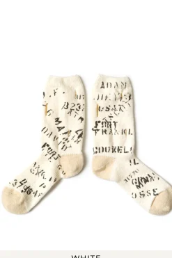 Outlet Kapital 96 Yarns ARMY Graffiti Hole-Punched Socks - 2 Colour Choices