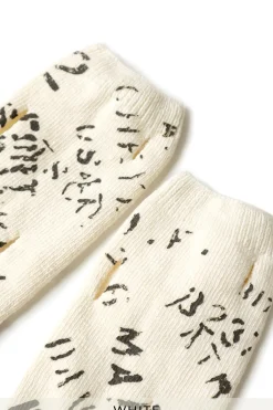 Outlet Kapital 96 Yarns ARMY Graffiti Hole-Punched Socks - 2 Colour Choices