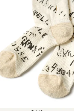Outlet Kapital 96 Yarns ARMY Graffiti Hole-Punched Socks - 2 Colour Choices