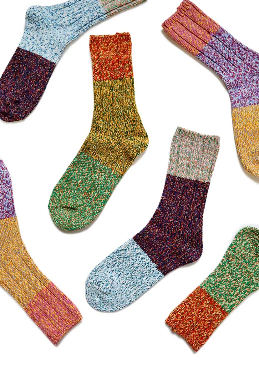 Outlet Kapital 56 Yarns Asymmetry GOGH Grandrelle Yarn Socks - 3 Colors