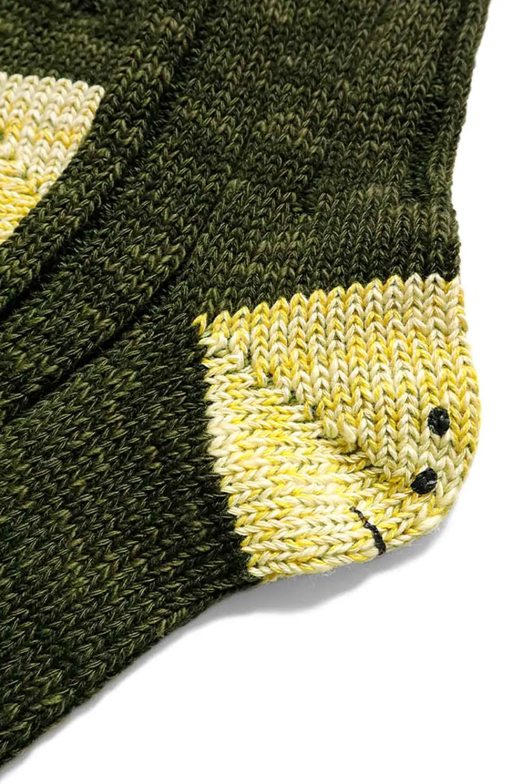 New Kapital 56 Yarns MA-1 HEEL SMILIE Socks