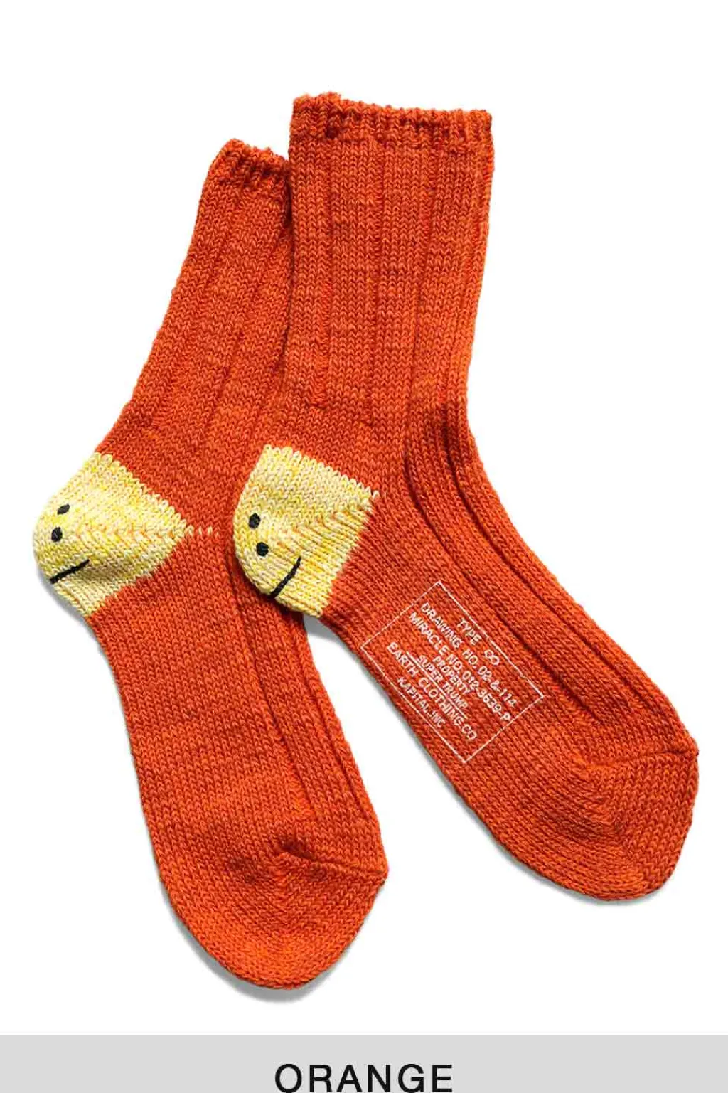 New Kapital 56 Yarns MA-1 HEEL SMILIE Socks