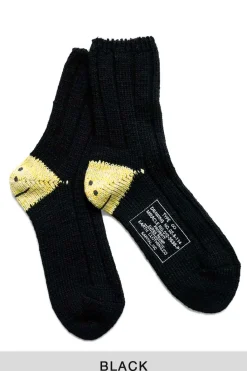 New Kapital 56 Yarns MA-1 HEEL SMILIE Socks