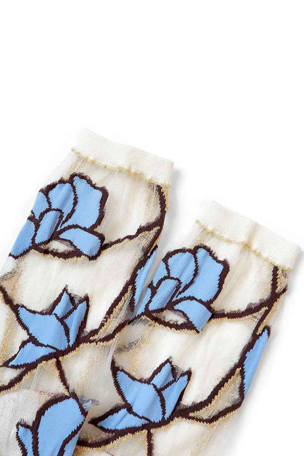 Sale Kapital 200 Yarns MAGNOIA See-Through Socks in 4 Color Chioces