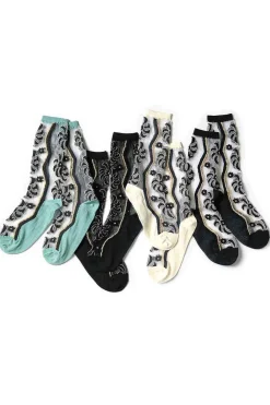 Sale Kapital 200 Yarns MOULIN Quilt Sheer Socks - 4 Color Choices