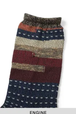 Clearance Kapital 84 Yarns Patchwork KOMON KOGIN Socks - 3 Colors