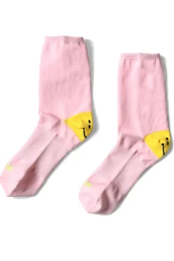 Online Kapital 144 Yarns SUPER-DRY IVY HEEL-SMILIE Socks - in 6 Color Choices