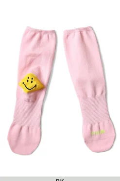 Online Kapital 144 Yarns SUPER-DRY IVY HEEL-SMILIE Socks - in 6 Color Choices