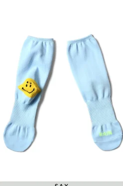 Online Kapital 144 Yarns SUPER-DRY IVY HEEL-SMILIE Socks - in 6 Color Choices