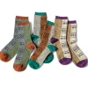 Discount Kapital 144 Yarns 2-Tones Fairisle Socks - 3 Color Choices