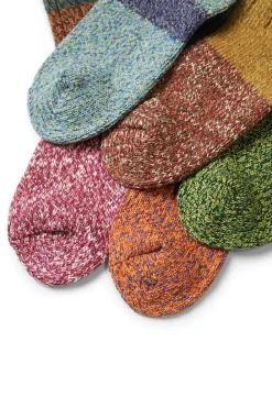 Fashion Kapital 56Yarns Wool Grandrelle GOGH HOBO Stitch Socks - 5 Colors
