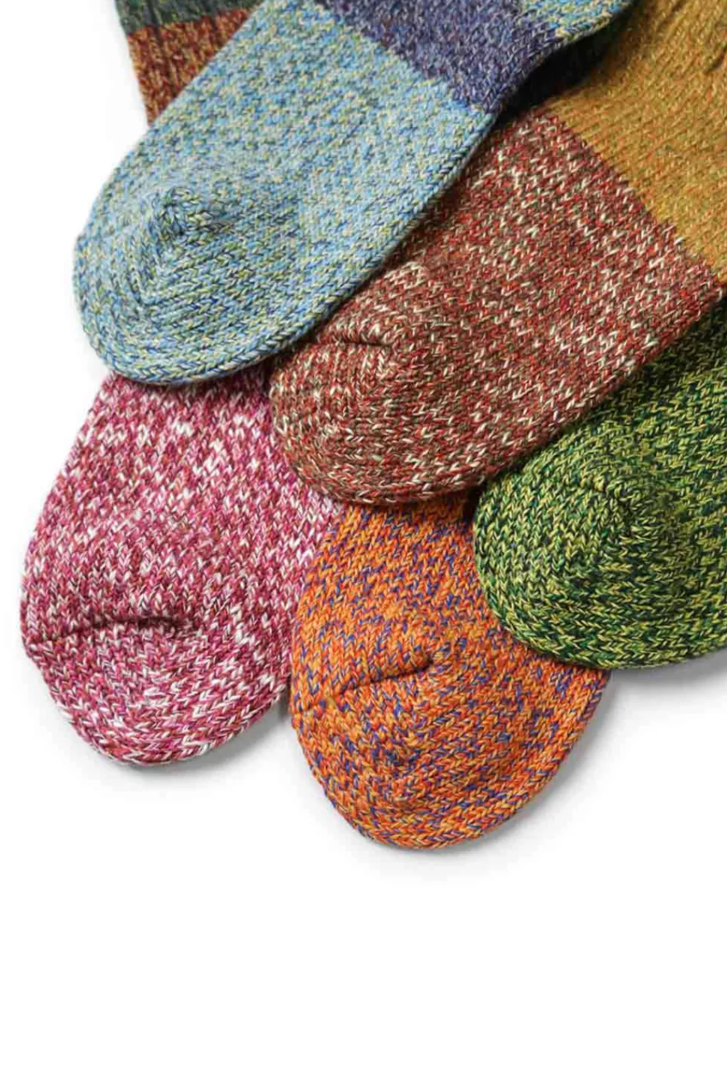 Fashion Kapital 56Yarns Wool Grandrelle GOGH HOBO Stitch Socks - 5 Colors