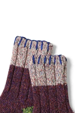 Fashion Kapital 56Yarns Wool Grandrelle GOGH HOBO Stitch Socks - 5 Colors