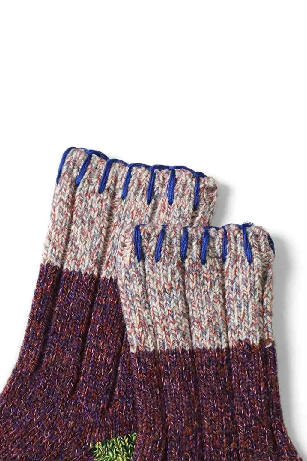 Fashion Kapital 56Yarns Wool Grandrelle GOGH HOBO Stitch Socks - 5 Colors
